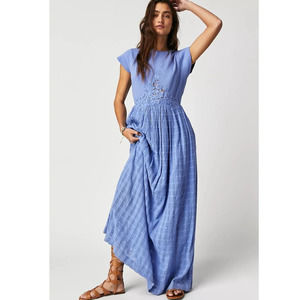 Free People Blue Maxi Dress